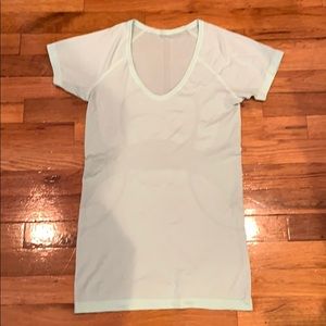 Mint green lulu lemon T-shirt